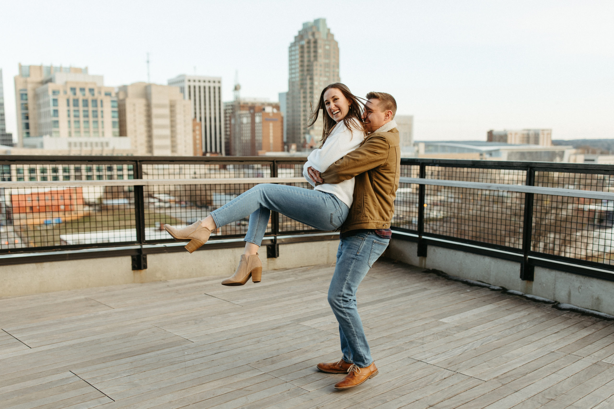 Downtown Raleigh, NC Engagement Session